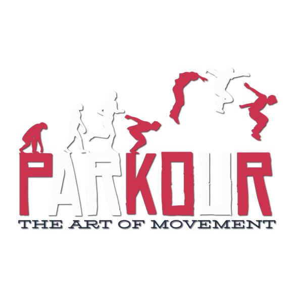 Parkour - the art of the moment-Férfi hosszú ujjú póló