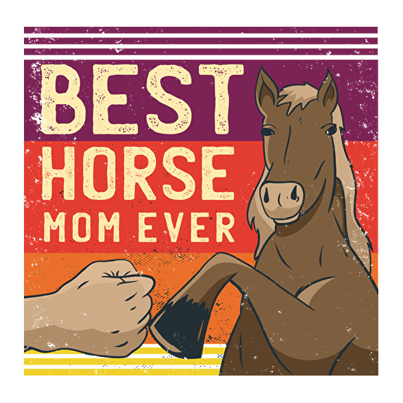 Best Horse Mom Ever-Férfi hosszú ujjú póló