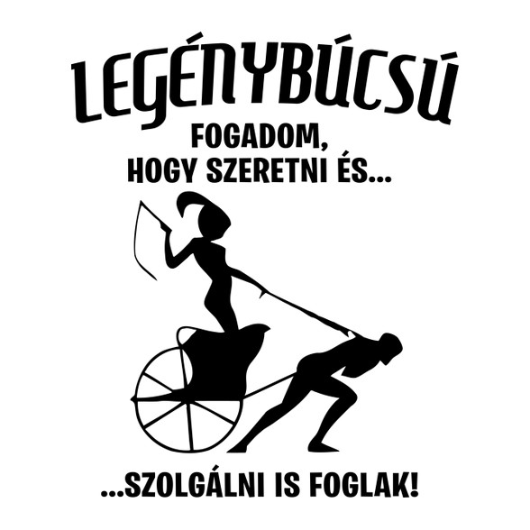 Legénybúcsú - fogadalom-Férfi hosszú ujjú póló