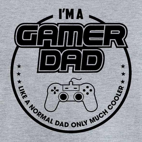 Gamer Dad-Férfi hosszú ujjú póló