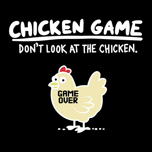 CHICKEN GAME -Férfi hosszú ujjú póló