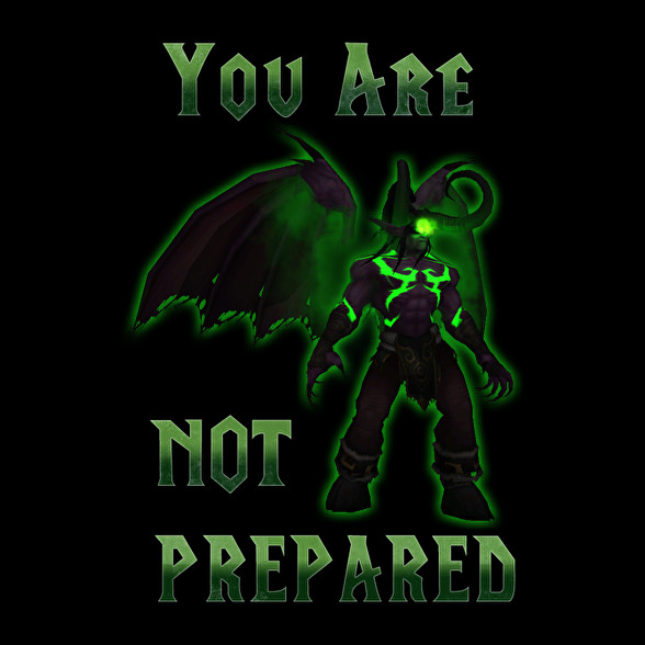 You Are Not Prepared-Férfi hosszú ujjú póló