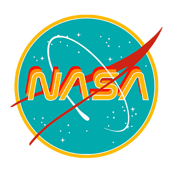 Nasa retro-Férfi hosszú ujjú póló