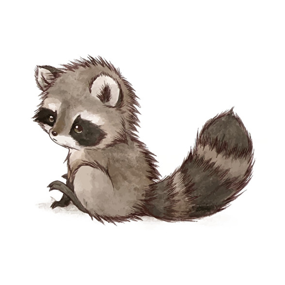 Cute Raccoon-Sportzsák, Tornazsák