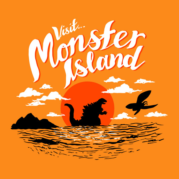 Visit Monster Island-Sportzsák, Tornazsák