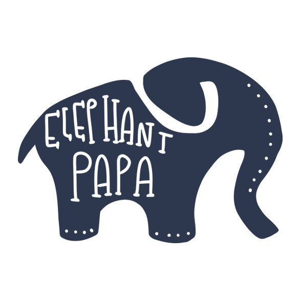 Papa elefánt-Férfi atléta