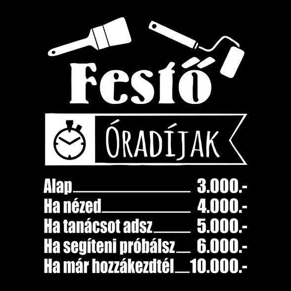 Festő óradíj-Férfi atléta