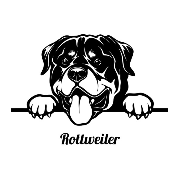 Rottweiler-Férfi atléta