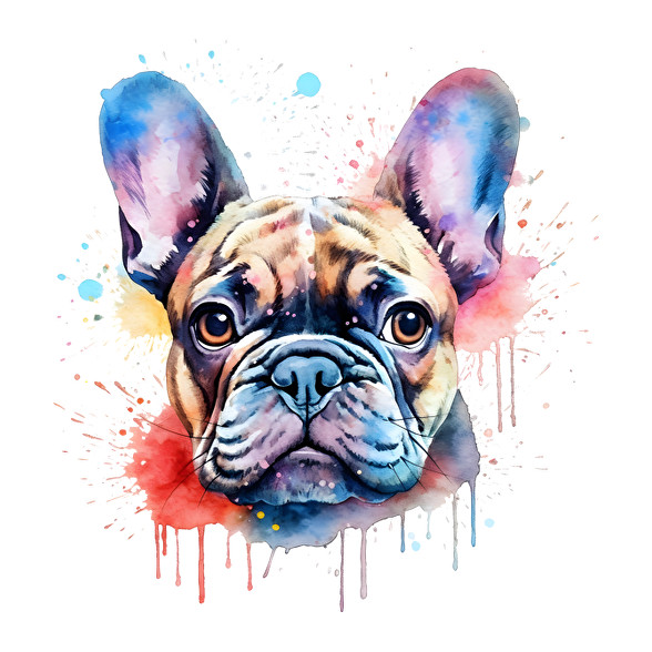 Francia bulldog-Férfi atléta