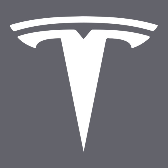 TESLA logo fehér-Férfi atléta