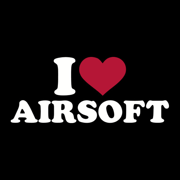 I love airsoft-Férfi atléta