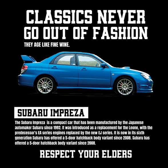 Subaru Impreza-Gyerek pulóver