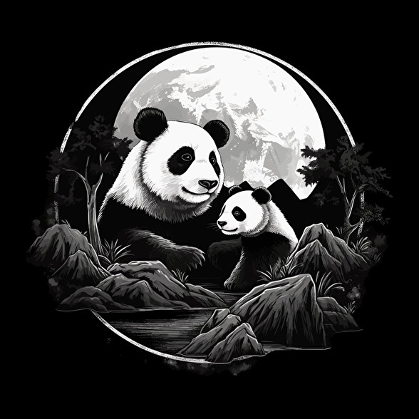 panda-Gyerek pulóver