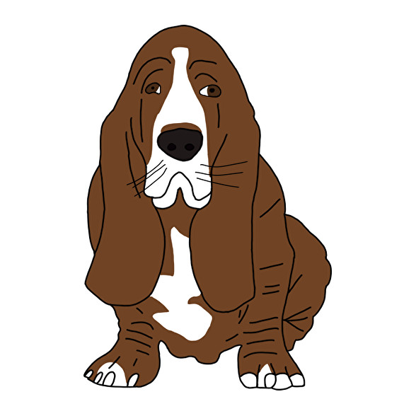 Basset hound-Gyerek pulóver