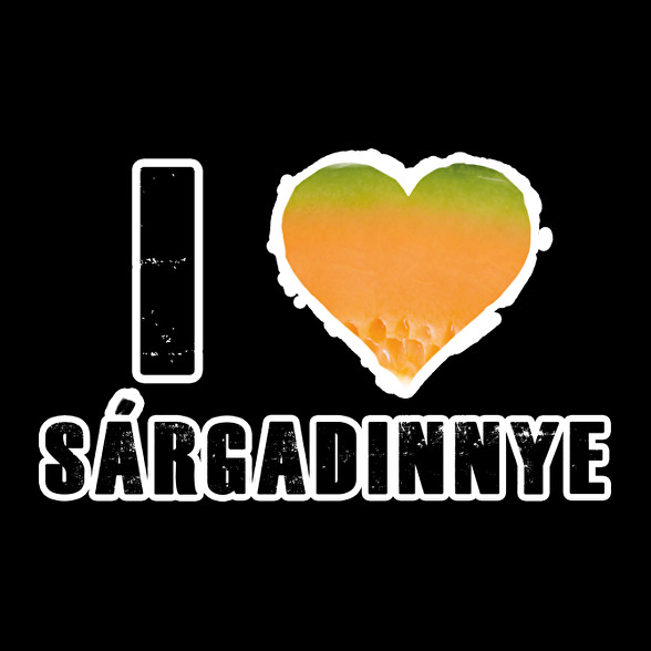 I Love Sárgadinnye-Gyerek pulóver