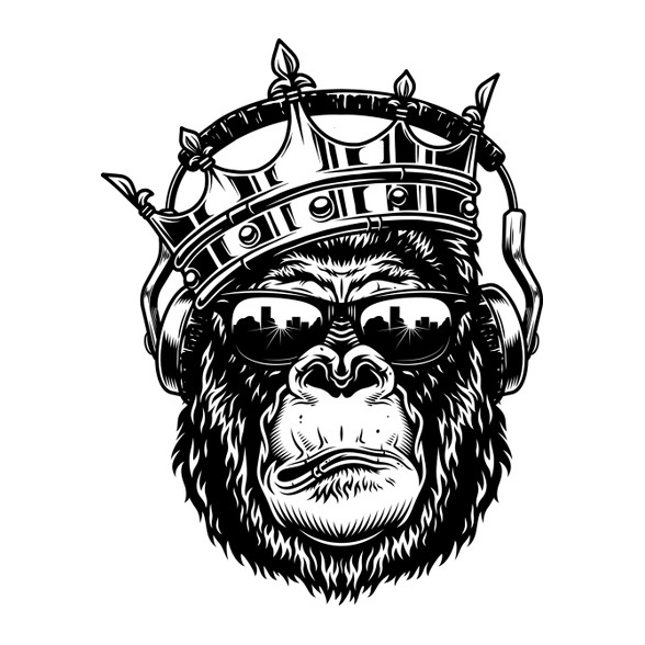 Gorilla king-Gyerek pulóver