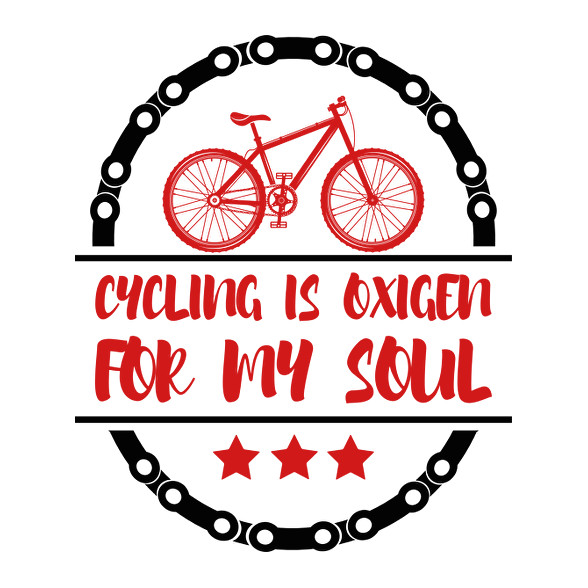 Cycling is oxigen for my soul-Gyerek pulóver