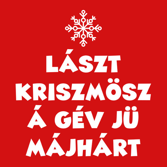 Lászt kriszmösz-Női póló