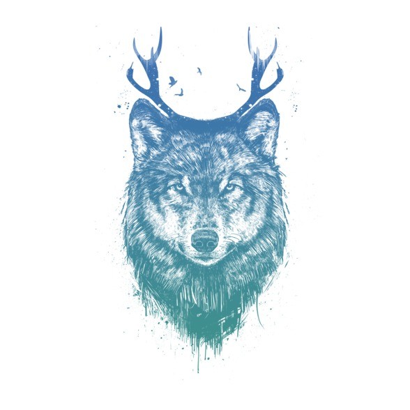 Deer wolf-Női póló