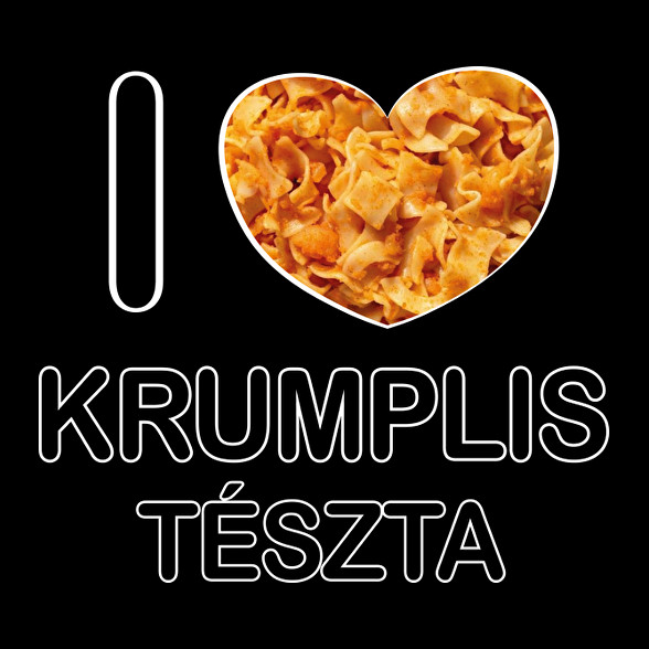 I love Krumplis tészta-Női póló