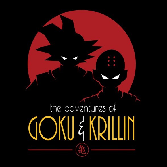 Goku és Krillin-Női póló