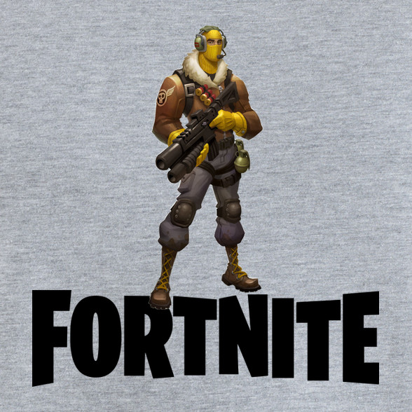 Fortnite #7 /Black/-Női póló