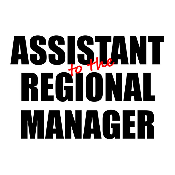 The Office - Assistant to the regional manager-Női póló