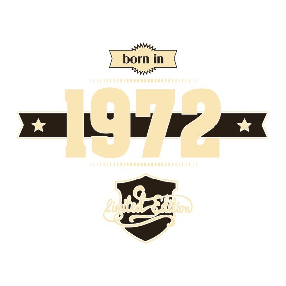 born-in-1972-cream-choco-Női póló