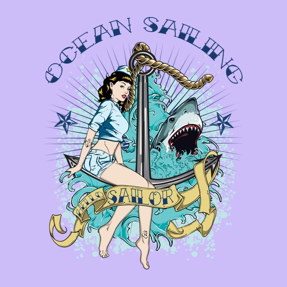 Óceáni vitorlázás-Női póló