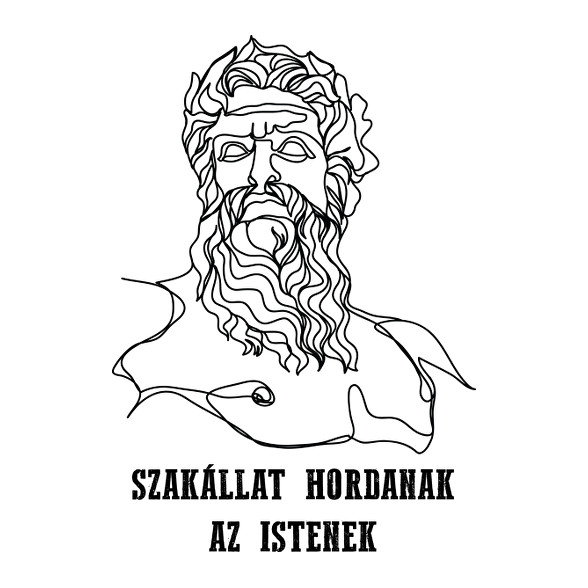 Szakállat hordanak az istenek-Női póló