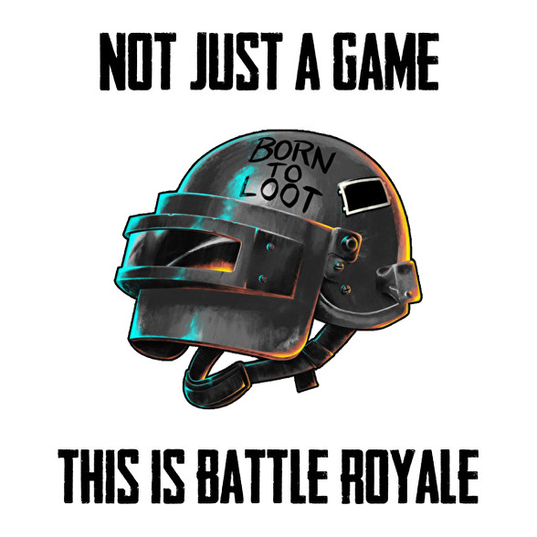 PUBG - This is Battle Royale (Fekete)-Női póló