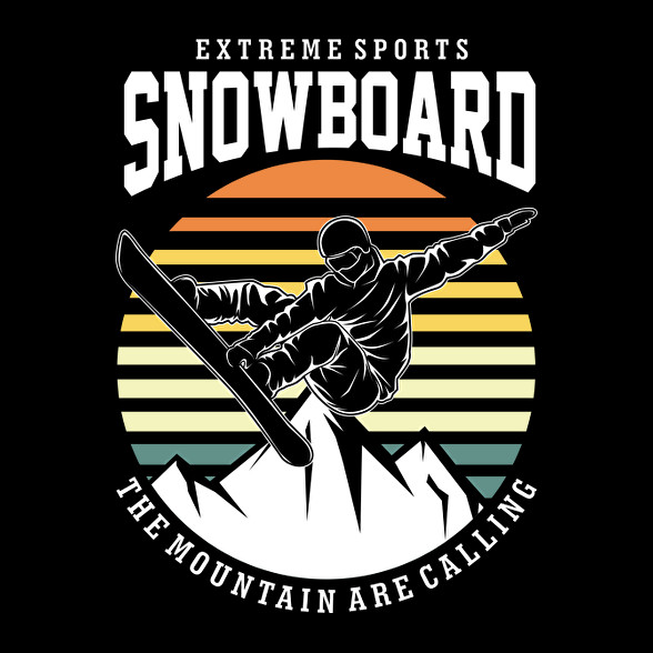 Snowboard extreme sport-Női póló