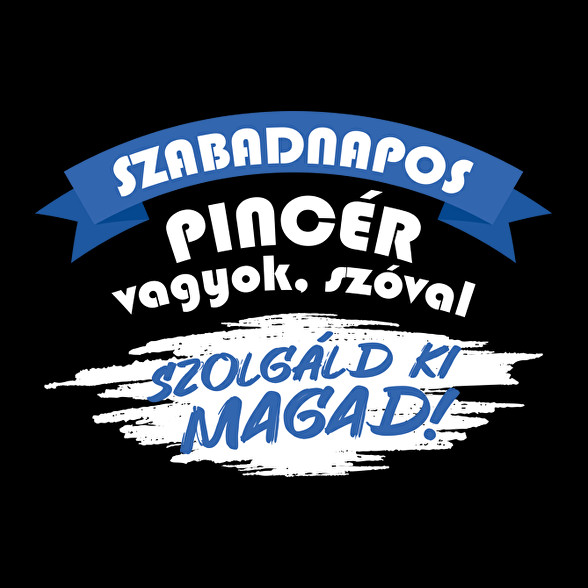 Szabadnapos pincér-Női póló