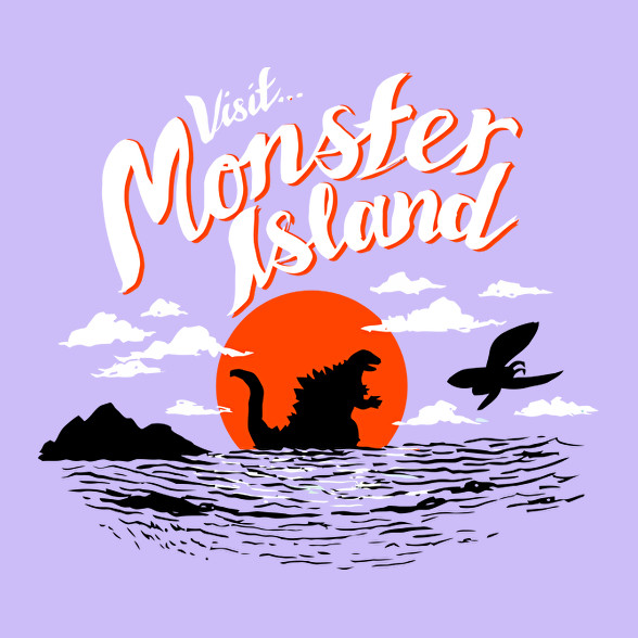 Visit Monster Island-Női póló