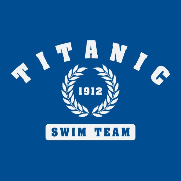 titanic-swim-team-white-Női póló