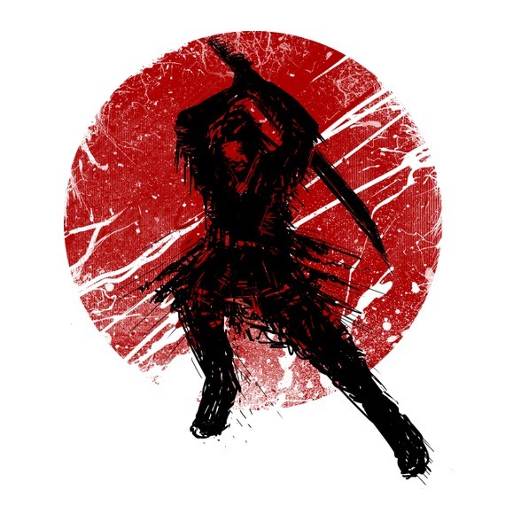 Ősi szamuráj-Női póló