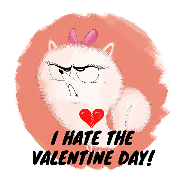 I HATE VALENTINE DAY-Női póló