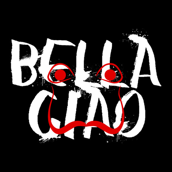 Bella ciao graffiti-Férfi kapucnis pulóver