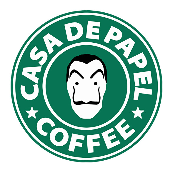 Casa de Papel Coffee-Férfi kapucnis pulóver