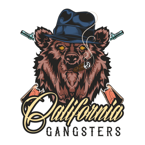 Medve 06 - California Gangsters-Férfi kapucnis pulóver