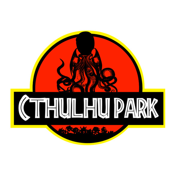 Cthulhu Park-Férfi kapucnis pulóver