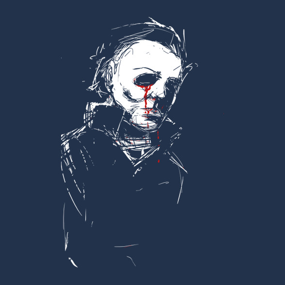 Michael Myers-Férfi kapucnis pulóver