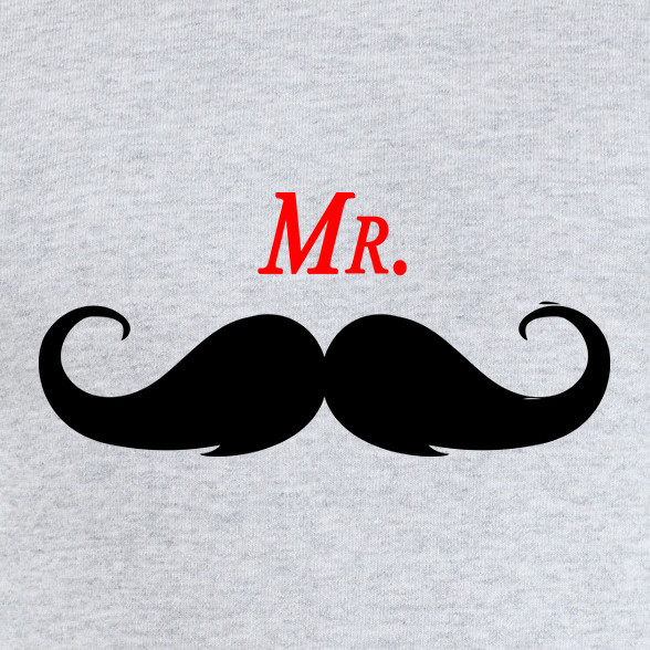 MR. Mustache-Férfi kapucnis pulóver