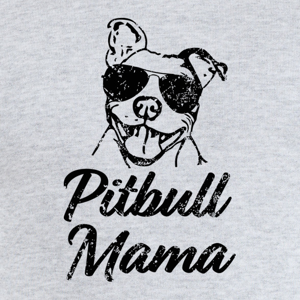 Pitbull mama-Férfi kapucnis pulóver