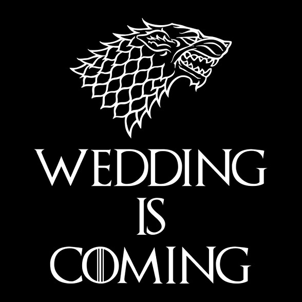 Wedding is Coming-Férfi kapucnis pulóver