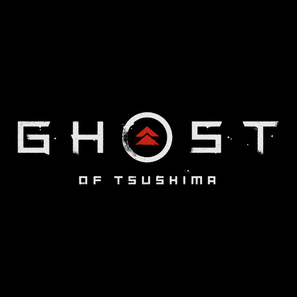 Ghost of Tsushima logo-Férfi kapucnis pulóver