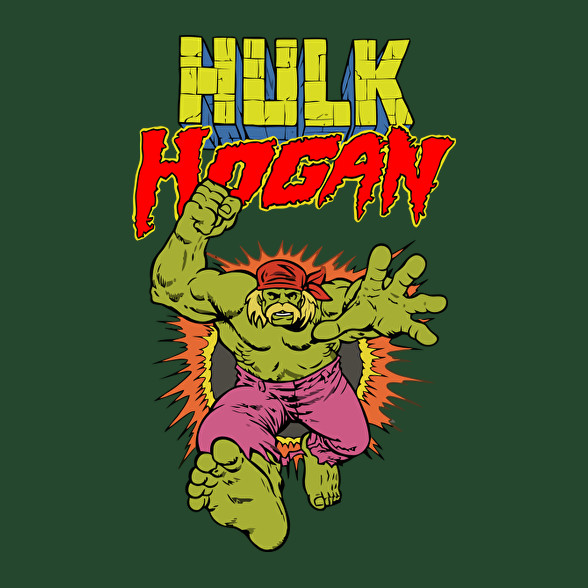 Hulk Hogan-Férfi kapucnis pulóver