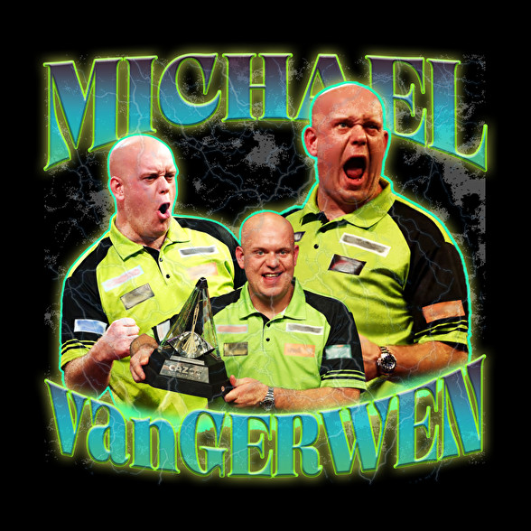 Michael van Gerwen - darts-Férfi kapucnis pulóver