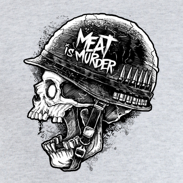 Meat is murder-Férfi pulóver