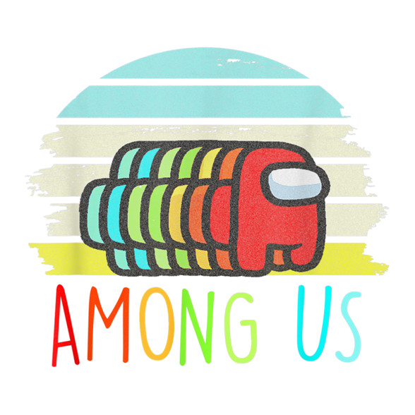 Among Us Retro-Férfi pulóver